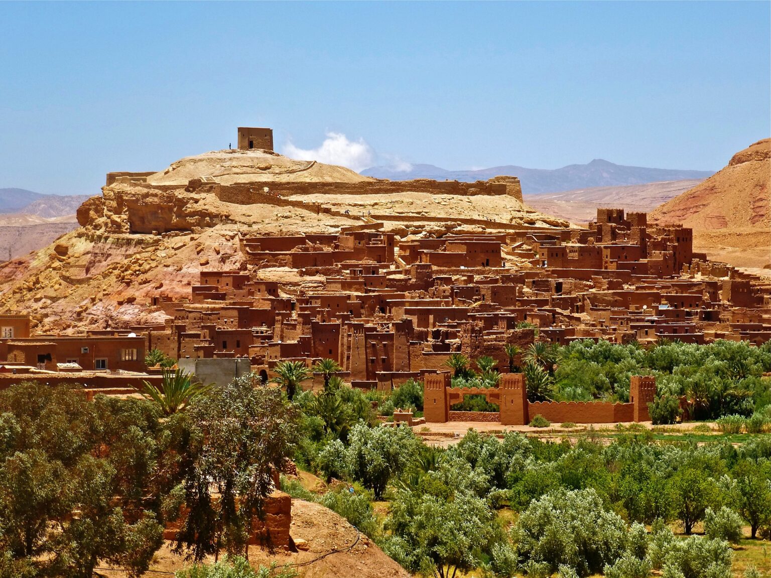 🌐🌐🌐 DAY 3: 🔹OUARZAZATE 🔹AIT BEN HADDOU KASBAH 🔹HIGH ATLAS MOUNTAINS🔹 MARRAKECH